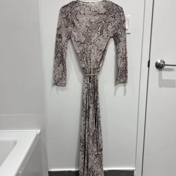 Reformation Jaz Dress - snake print dress - Picture 5 of 6